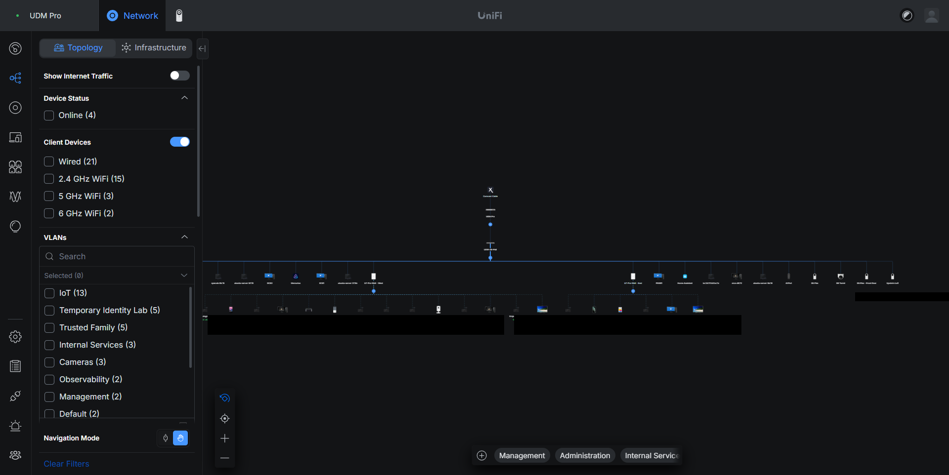 UniFi Topology map during discovery