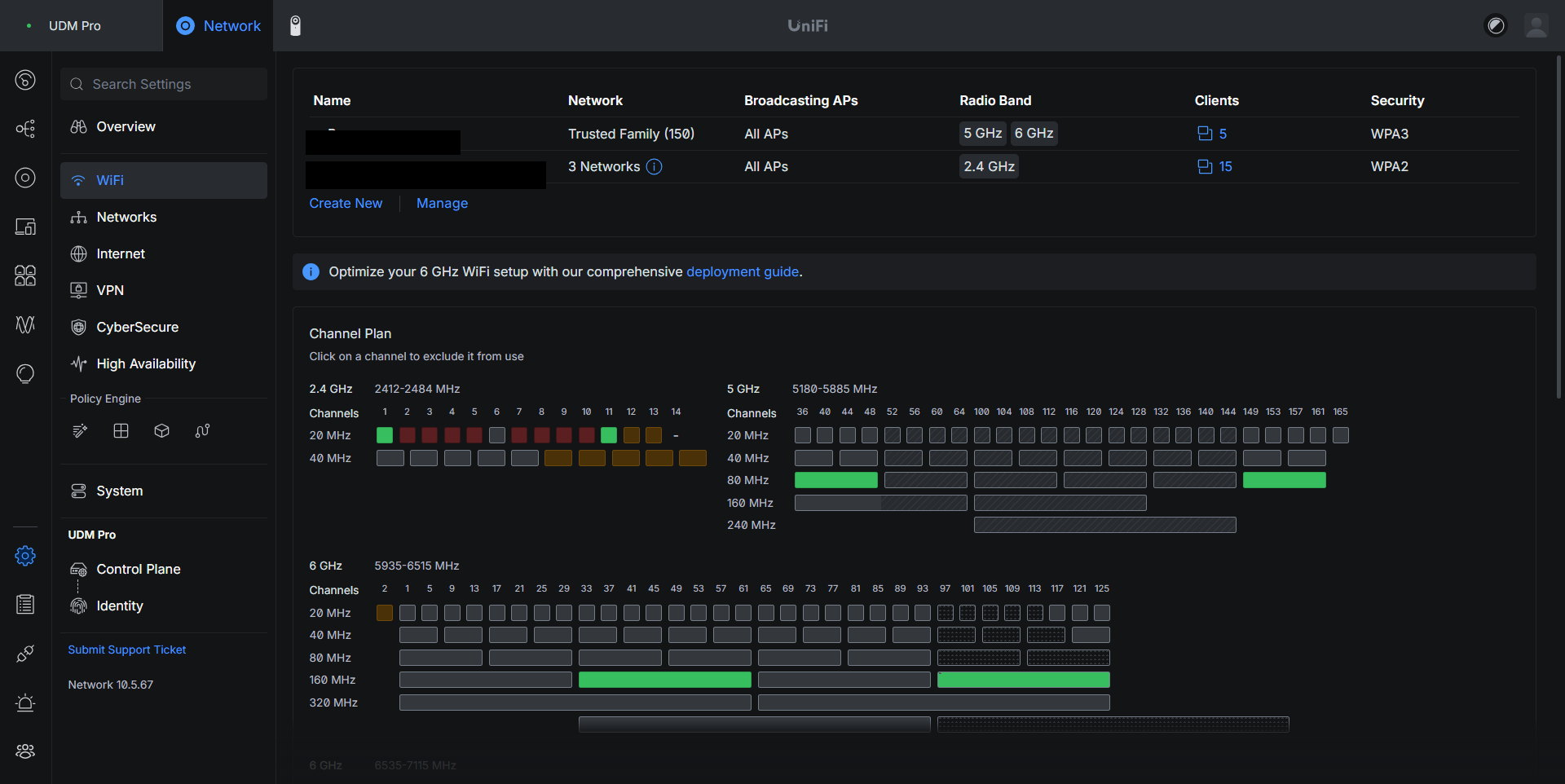 Wireless networks mapped into the segmented design